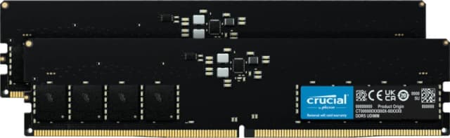 Crucial Crucial CT2K64G56C46U5 memory module 128GB 2 x 64GB DDR5 288-pin DIMM CT2K64G56C46U5