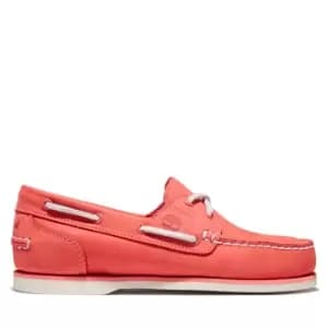 Timberland Classic 2-eye Boat Shoe For Her In Red Red, Size 5