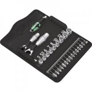 Wera KK Zyklop Mini 2 Bit set Metric 1/4 (6.3 mm) 27 Piece 05135918001