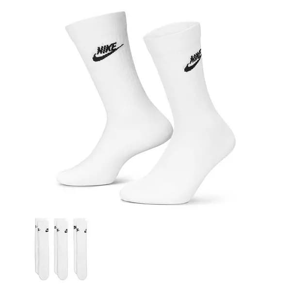 Nike Nsw Everyday Essential Crew Socks, White/(black) Unisex 42-46