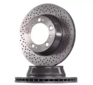 BREMBO Brake disc PORSCHE 09.6665.11 99635240103,99635240104,99635240105 Brake rotor,Brake discs,Brake rotors