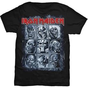 Iron Maiden - Nine Eddies Unisex Large T-Shirt - Black