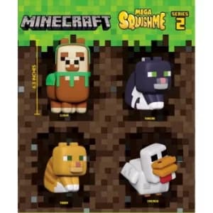 Minecraft Mega Squishme Anti-Stress Figures 16cm Series 2 Assortment (12)