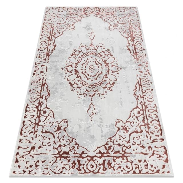 RugsX Carpet Allure 1961 Ornament, Frame - Structural, Stylish, Glamour White / Pink 140X190 Cm