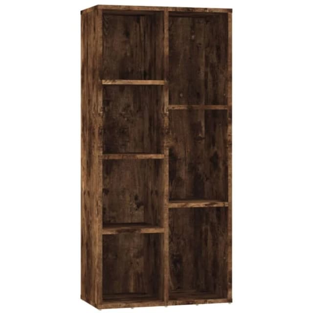 Vidaxl Book Cabinet Smoked Oak 50X25X106 Cm, Brown 815444