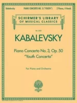 Piano Concerto No 3 Op 50 "Youth Concerto" by Dmitri Kabalevsky
