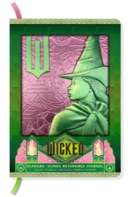 Wicked: Elphaba / Glinda Reversible Sculpted Journal Hardback