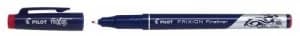Pilot FriXion Erasable Fineliner Red PK12