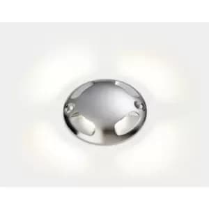 LEDS C4 Pixel 4 Windows Outdoor LED Recessed Ground Light Aisi 316 Stainless Steel IP65/IP67 3.4W 3000K