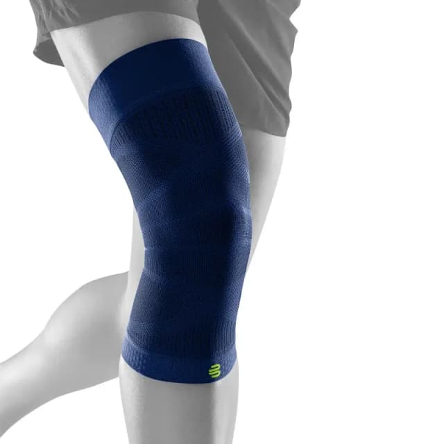Sports compression knee brace Bauerfeind Bleu Unisex M