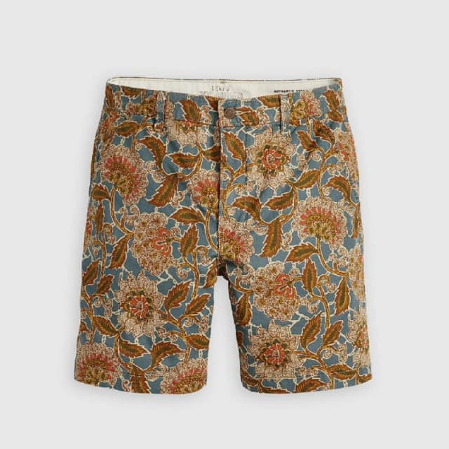 Levis Mens Chino Shorts Floral Wht Pepr male W29