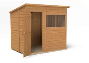 Forest Garden 7 x 5ft Pent Overlap Dip Treated Shed