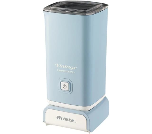 ARIETE Cappuccino 2878 Vintage Milk Frother - Light Blue 8003705113978