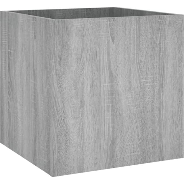 vidaXL Planter Box Grey Sonoma 40x40x40cm Engineered Wood, Grey 820500