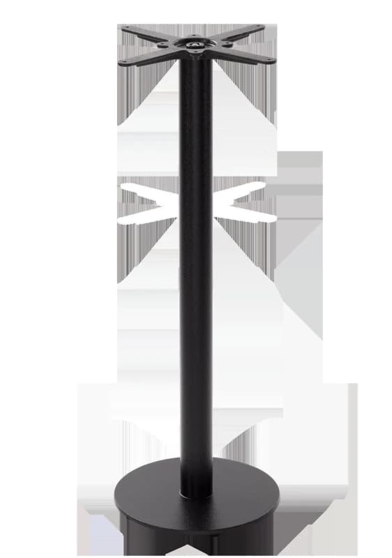 netfurniture Black cast iron round table base - Small 1050 mm Black