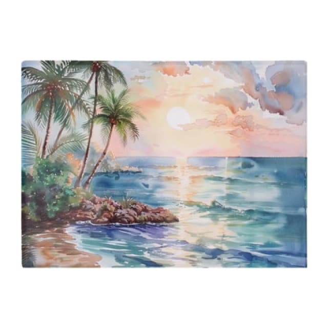 Warren Reed Designer A Peaceful Beach Chopping Board