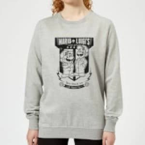 Nintendo Mario Kart Fix-It Team Womens Sweatshirt - Grey - L