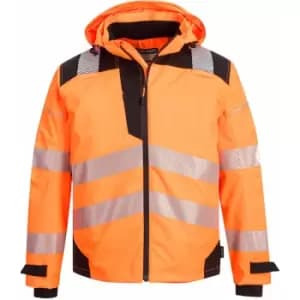 Portwest - PW360OBRL - sz L PW3 Extreme Breathable Rain Jacket Orange/Black