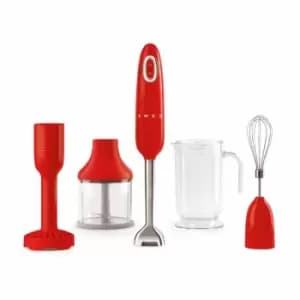 Smeg HBF02RDUK 50s Retro 700W Hand Blender