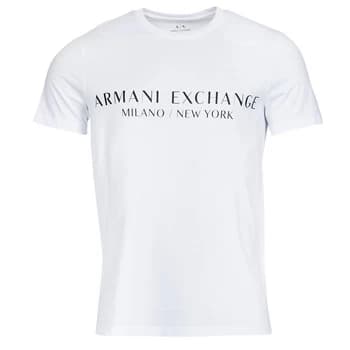 Armani Exchange 8NZT72-Z8H4Z mens T shirt in White - Sizes XXL,S,M,L,XL,XS