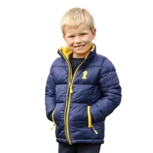 Little Rider Boys Lancelot Padded Jacket (5-6 Years) (Navy/Yellow)