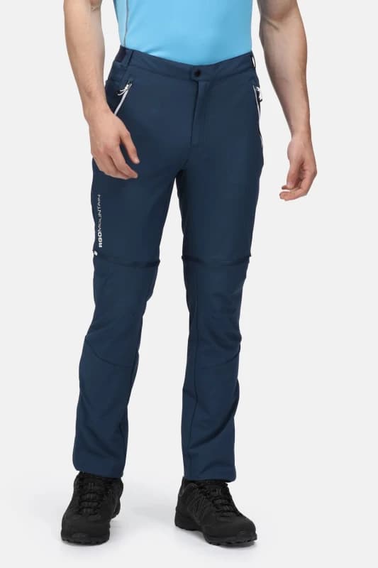 Regatta Regatta Men Mountain Zip Off Trousers in Dark Navy Size: 36R Dark Navy 36R Male 5059404495924