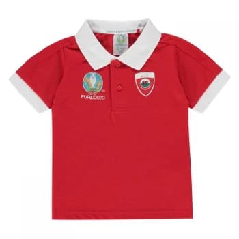 UEFA Euro 2020 Wales Polo Shirt Infants - Red