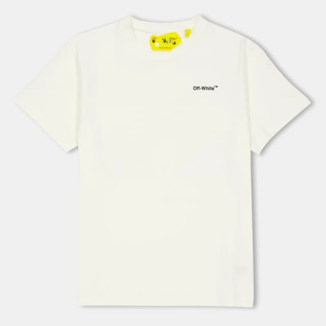Off White Kids - T-Shirt White Multi male 8Y