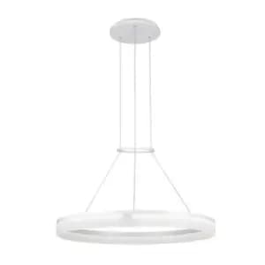 Grok Integrated LED 1 Light Dimmable Medium Ceiling Pendant White