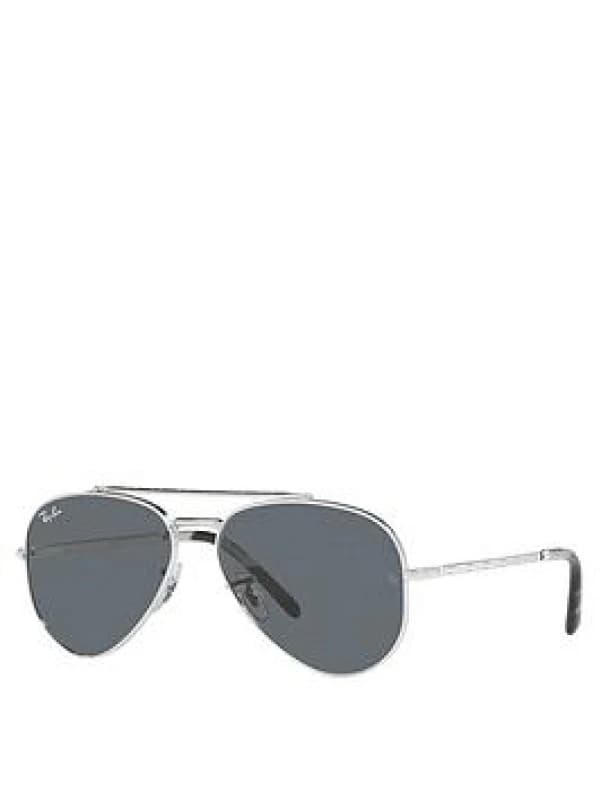 Ray-Ban Aviator Polished Silver Blue RB3625 New Aviator Silver male