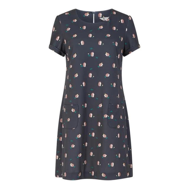 Yumi Black Hedgehog 'Betty' Tunic Dress - 8