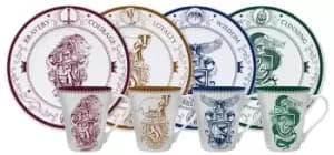 Harry Potter Houses Plate multicolour