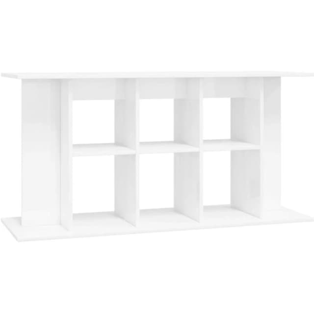 VIDAXL Vidaxl - Aquarium Stand High Gloss White 120x40x60cm Engineered Wood 8720845417956
