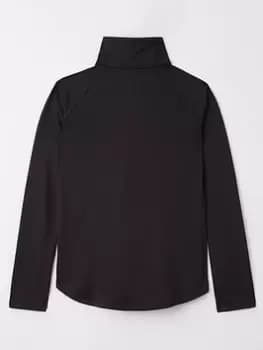 Under Armour Girls Tech Graphic 1/2 Zip, Black, Size M=9-10 Years, Women