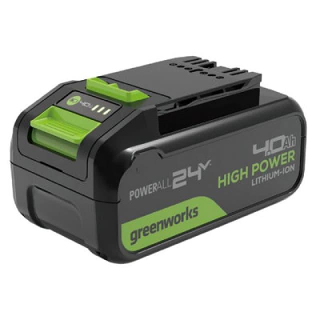 Greenworks G24B4HP 24v Cordless High Performance Li-ion Battery 4ah G24B4HP1100 Battery Amp Hours: 4ah
