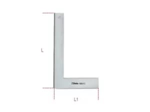 Beta Tools 1668 Normalized Ground Steel Square 100 x 70mm 016680210