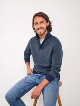 White Stuff York Merino Twist Shawl - Blue Size M Men