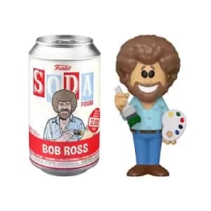 Bob Ross Vinyl Soda in a Collector Can