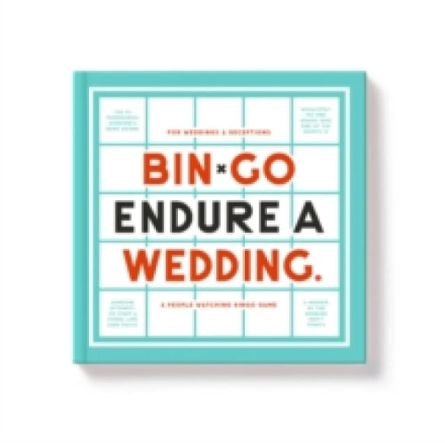 Bin-go Endure A Wedding Bingo Book Game