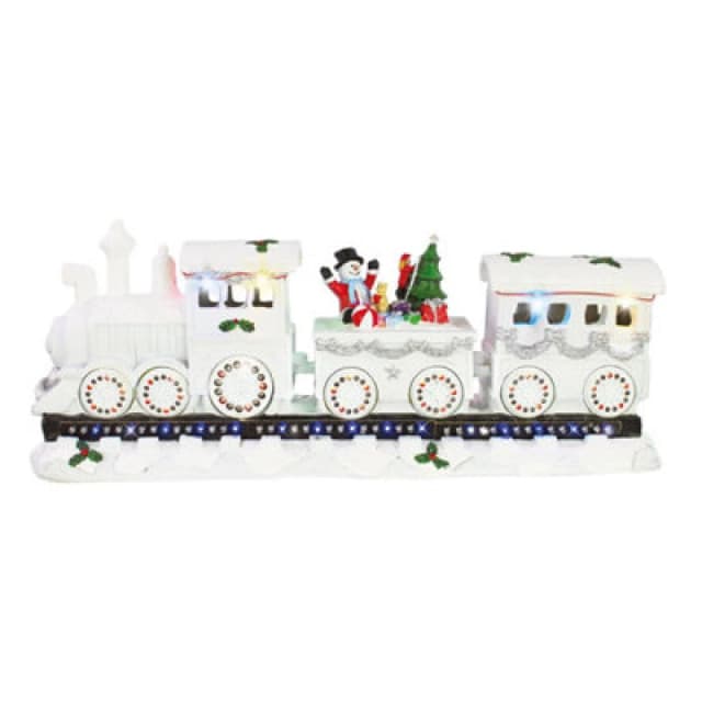 Christmas Workshop Xmas Train with Flickering LED and Musicals