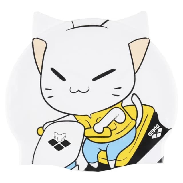 Arena Friends Silicone Beanie de Bain for Children Blanc Unisex TU