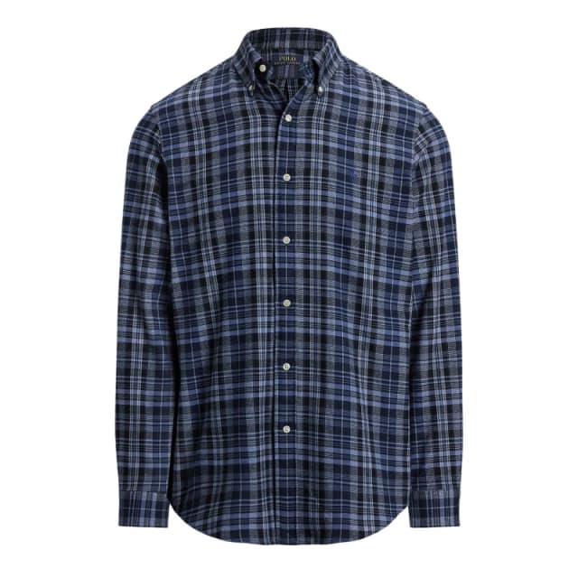 Polo Ralph Lauren Check Twill Long Sleeve Shirt Blue Multi male S