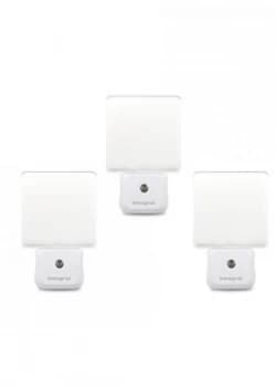 Integral Auto Sensor Dusk to Dawn LED Night Light Plug In Pack of 3 UK 3-Pin Plug
