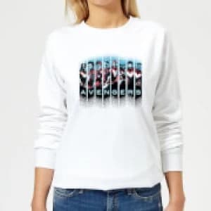 Avengers: Endgame Character Split Womens Sweatshirt - White