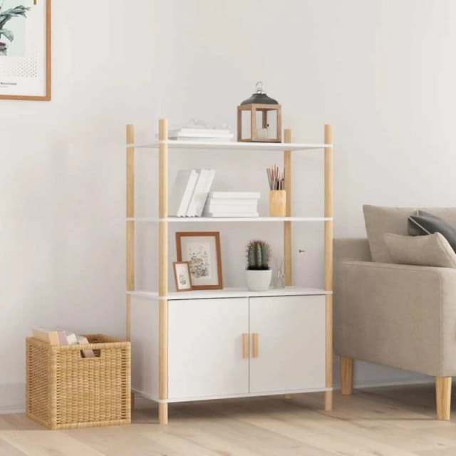 Vidaxl Highboard White 80X40X121cm Engineered Wood, White 345699