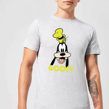 Disney Mickey Mouse Goofy Face T-Shirt - Grey - XS - Grey