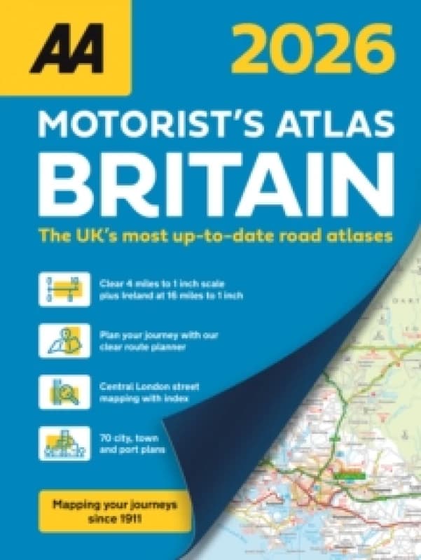 AA Motorists Atlas Britain 2026 SP. Book Books