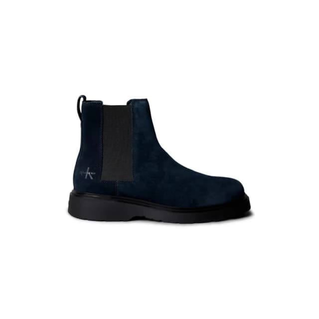 Calvin Klein Mens Suede Chelsea Boots Universe Blue male 7 (41)