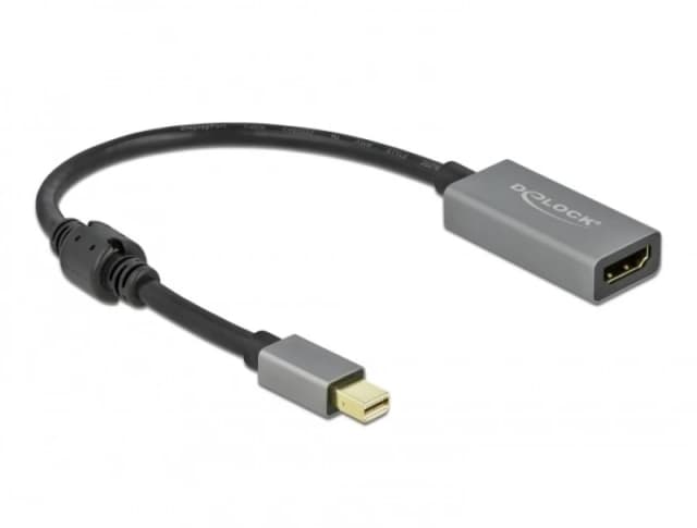DeLOCK Active mini DisplayPort 1.4 to HDMI Adapter 4K 60 Hz (HDR)