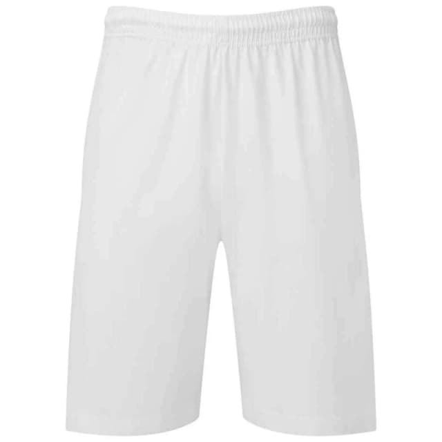 Fruit Of The Loom Fruit of the Loom Men Iconic Jersey Shorts in White Size: Medium White M Male 5063470461882